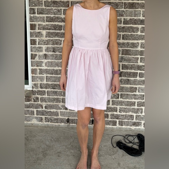 Zara Trafaluc Soft Pink Bow Tie Mini Dress - Picture 6 of 10